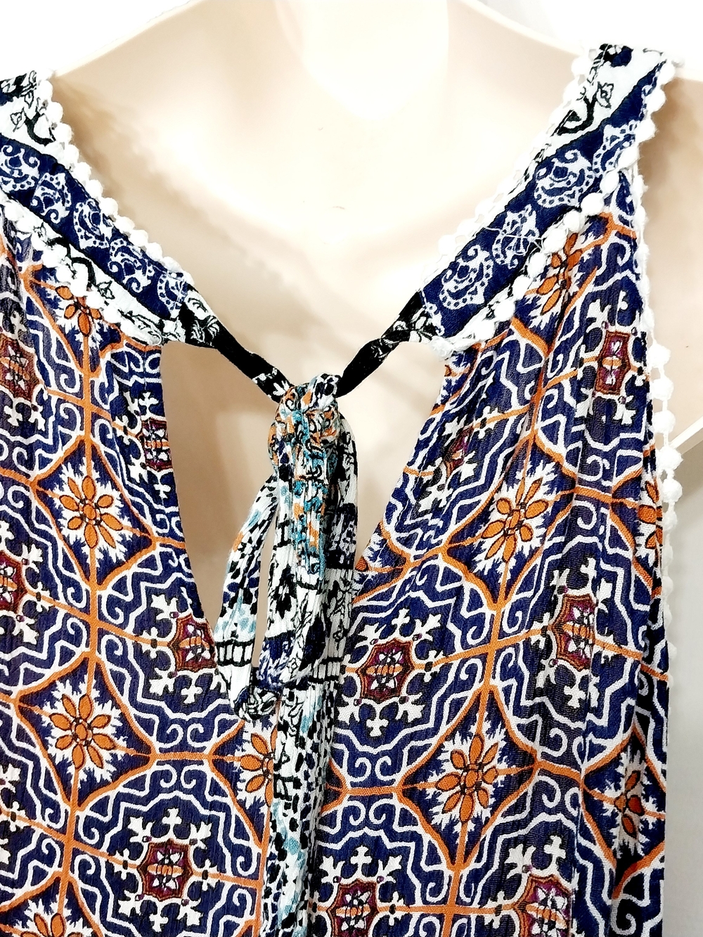 🔵BOGO FREE🔵 J. Gee Dress Sleeveless Boho Rayon Sz 3X - Picture 5 of 6